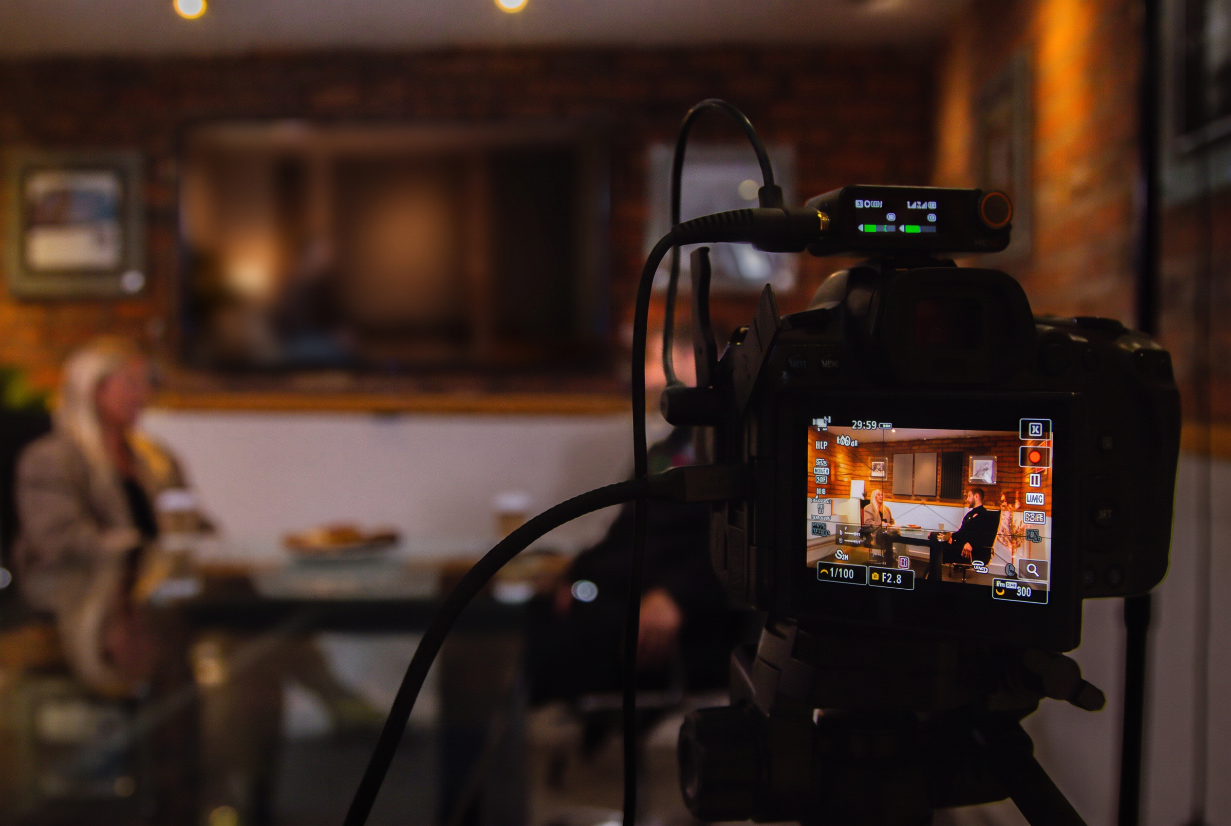 Behind the scenes at a We Are JJM content shoot