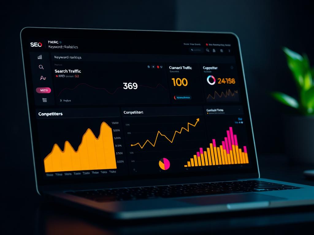 SEMrush SEO analytics dashboard